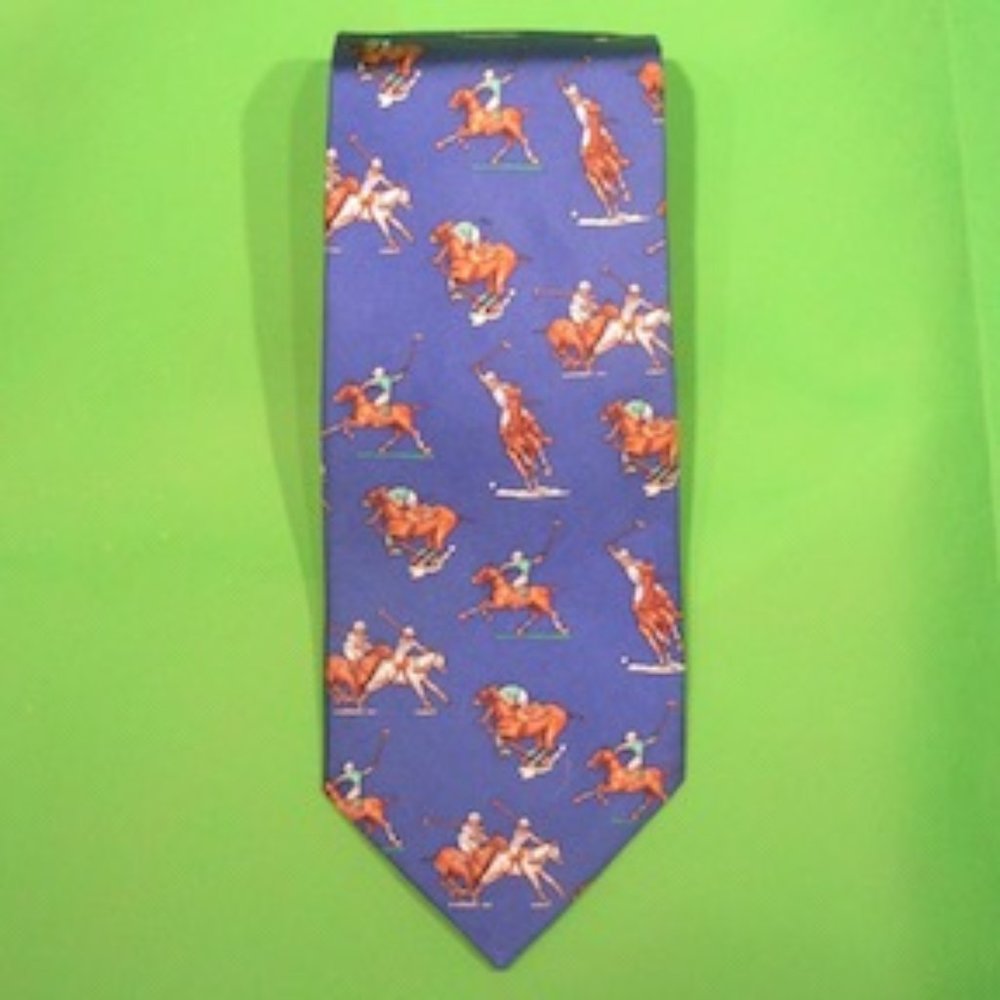 New: English Men's Silk Tie (Polo)